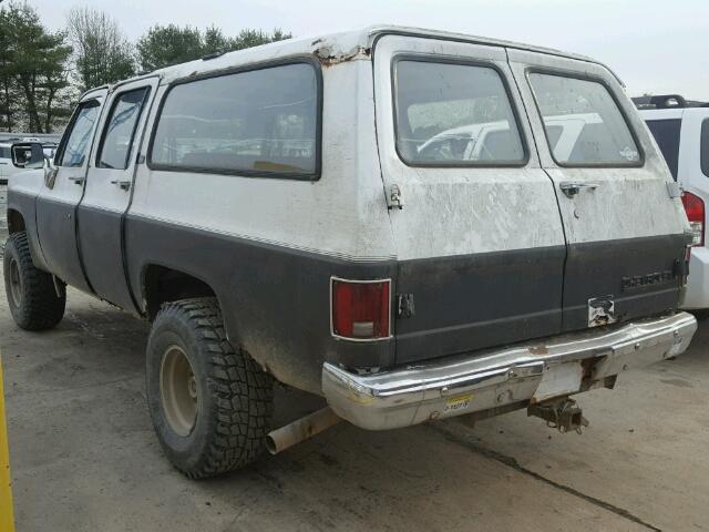 1GNEV16K3LF156144 - 1990 CHEVROLET SUBURBAN V TWO TONE photo 3