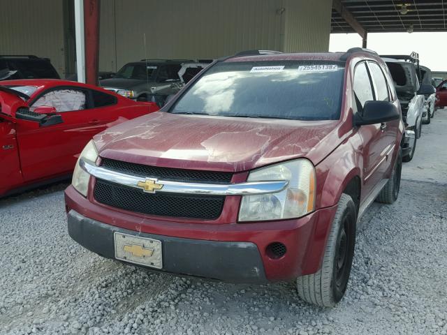 2CNDL13F666023048 - 2006 CHEVROLET EQUINOX LS RED photo 2