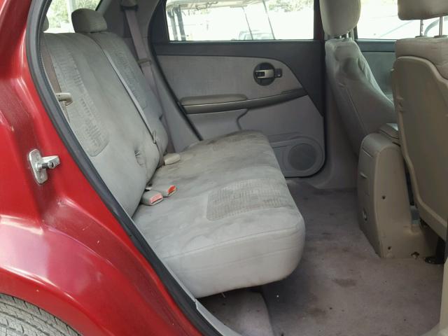 2CNDL13F666023048 - 2006 CHEVROLET EQUINOX LS RED photo 6