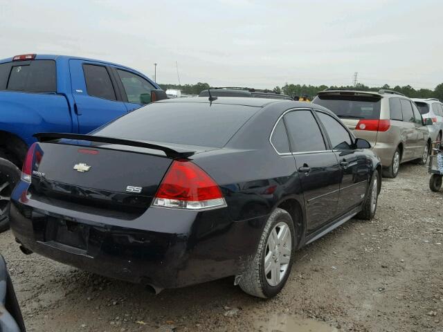 2G1WD57C391266876 - 2009 CHEVROLET IMPALA SS BLACK photo 4