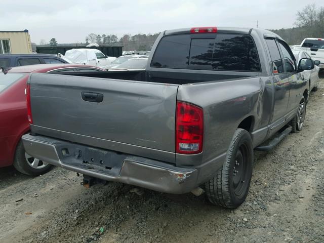 1D7HA18D45S299460 - 2005 DODGE RAM 1500 S CHARCOAL photo 4