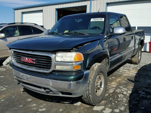 1GTGK13UX2F133426 - 2002 GMC SIERRA K15 GREEN photo 2