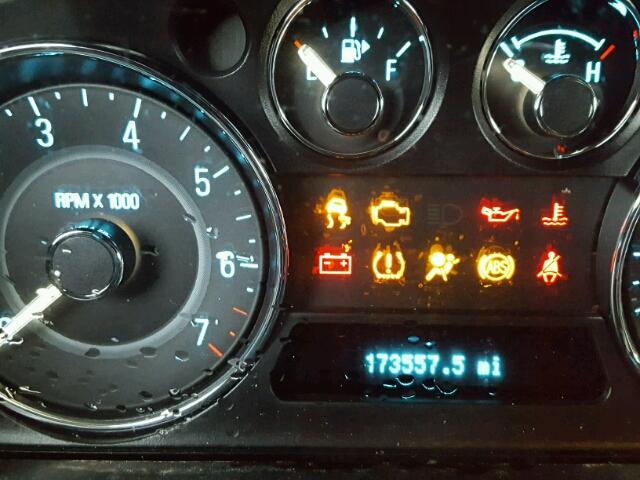 2FMGK5CC3ABA23425 - 2010 FORD FLEX SEL أزرق صورة 8