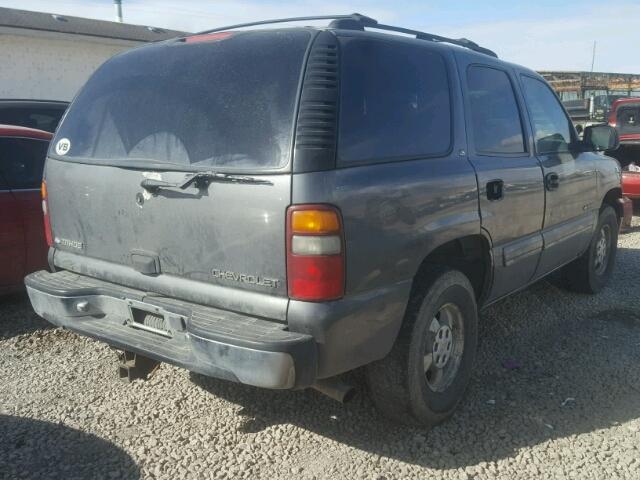 1GNEK13T4YJ160617 - 2000 CHEVROLET TAHOE K150 GRAY photo 4