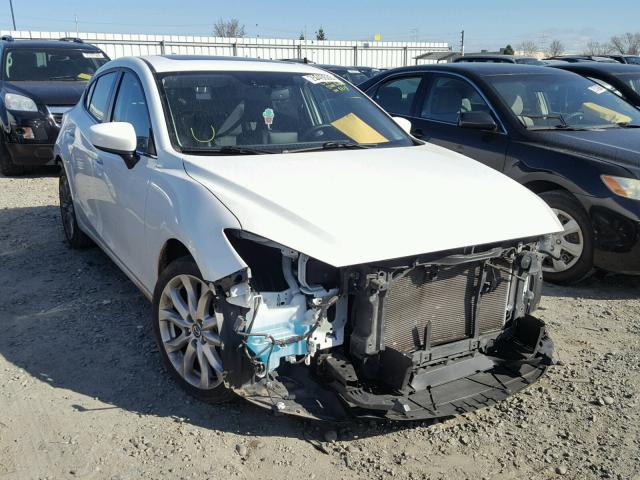 JM1BM1M35F1249971 - 2015 MAZDA 3 GRAND TO WHITE photo 1