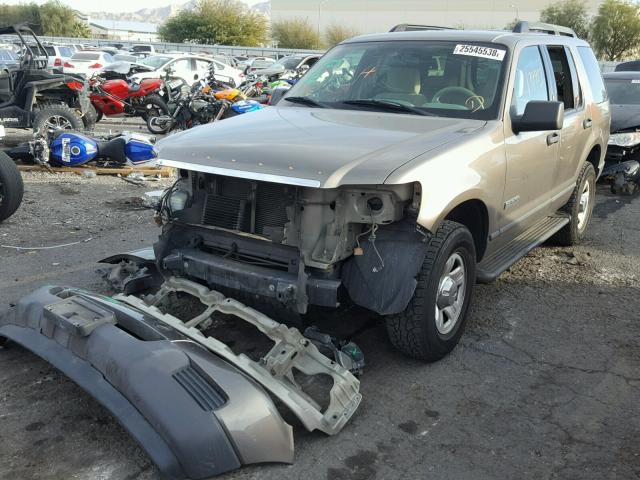 1FMEU62E96UA89067 - 2006 FORD EXPLORER X TAN photo 2