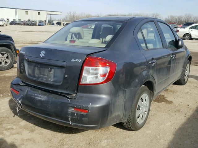 JS2YC5A23A6302359 - 2010 SUZUKI SX4 LE GRAY photo 4