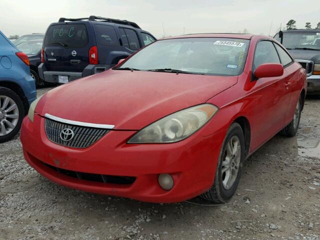 4T1CE38P56U617005 - 2006 TOYOTA CAMRY SOLA RED photo 2