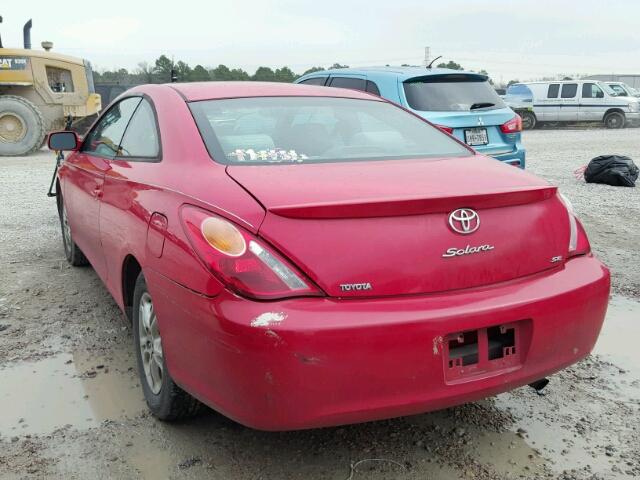 4T1CE38P56U617005 - 2006 TOYOTA CAMRY SOLA RED photo 3