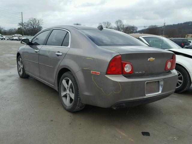 1G1ZC5E01CF240043 - 2012 CHEVROLET MALIBU 1LT BROWN photo 3