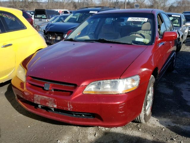 JHMCG6698YC017882 - 2000 HONDA ACCORD SE RED photo 2