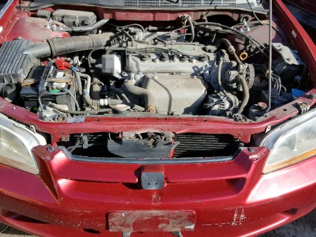 JHMCG6698YC017882 - 2000 HONDA ACCORD SE RED photo 7