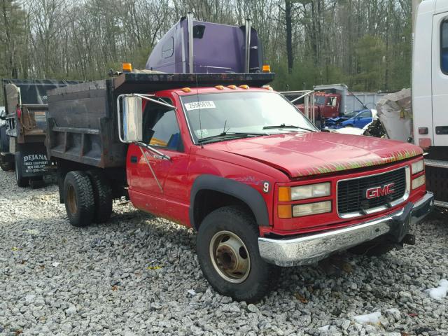 1GDJK34RXXF022356 - 1999 GMC SIERRA K35 RED photo 1