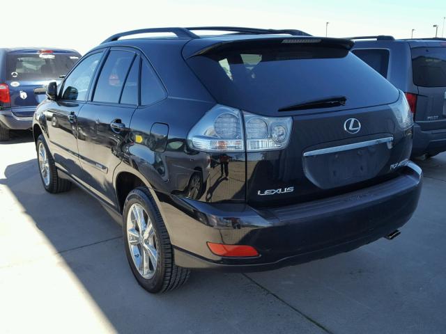 JTJGW31UX72005329 - 2007 LEXUS RX 400H BLACK photo 3