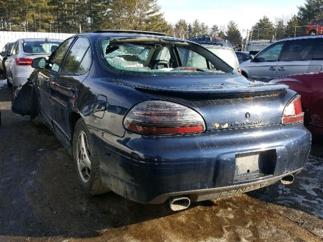 1G2WR52152F209807 - 2002 PONTIAC GRAND PRIX BLUE photo 3