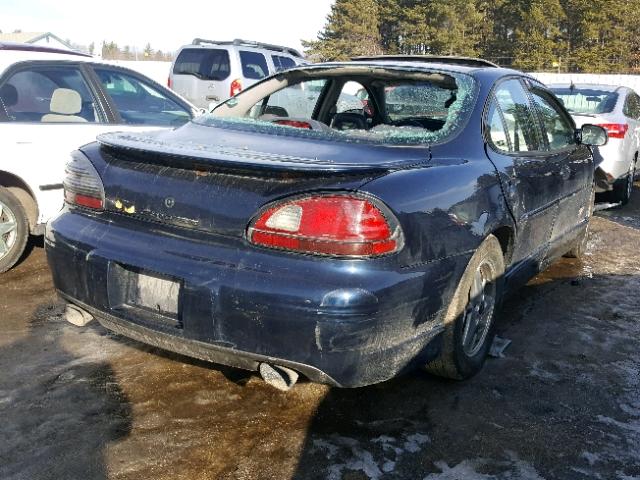 1G2WR52152F209807 - 2002 PONTIAC GRAND PRIX BLUE photo 4