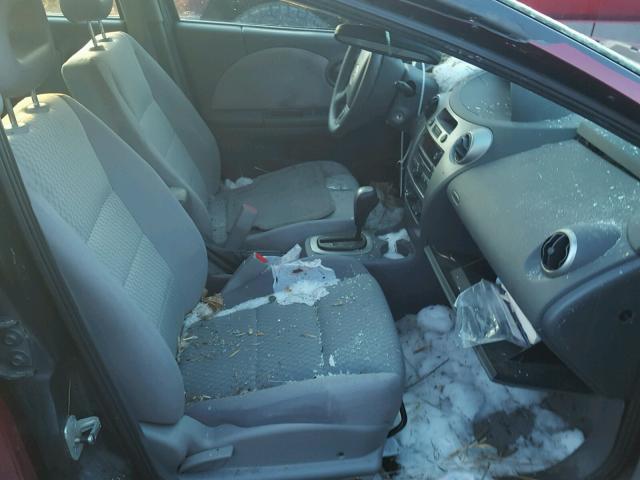 1G8AJ55F77Z130207 - 2007 SATURN ION LEVEL BURGUNDY photo 5
