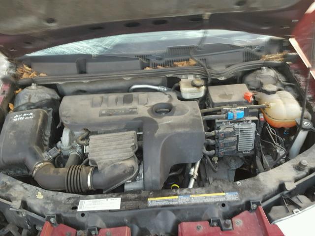 1G8AJ55F77Z130207 - 2007 SATURN ION LEVEL BURGUNDY photo 7