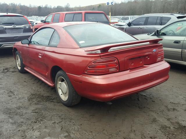 1FALP4041RF224879 - 1994 FORD MUSTANG RED photo 3