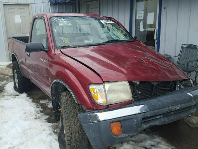 4TAPM62N4WZ174863 - 1998 TOYOTA TACOMA MAROON photo 1