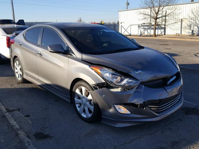 5NPDH4AE6DH453883 - 2013 HYUNDAI ELANTRA GL GRAY photo 1