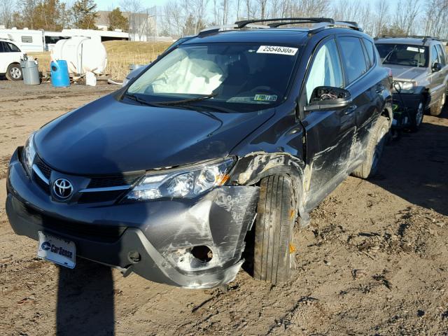 2T3RFREVXFW268055 - 2015 TOYOTA RAV4 XLE CHARCOAL photo 2