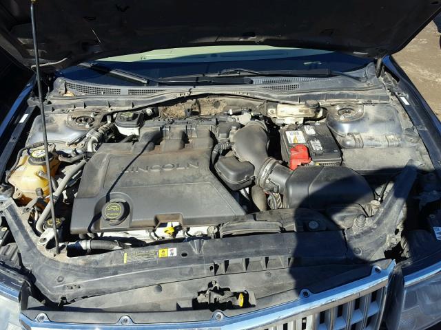 3LNHM26T38R644930 - 2008 LINCOLN MKZ BLUE photo 7