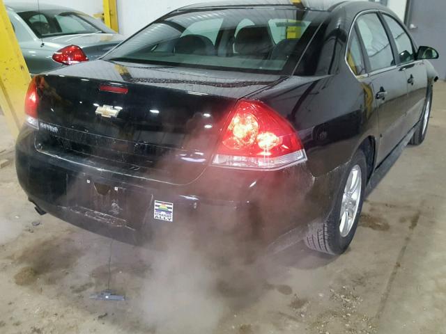 2G1WF5E34C1156519 - 2012 CHEVROLET IMPALA LS BLACK photo 4