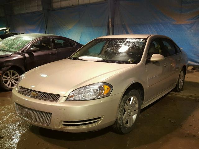 2G1WB5E31C1218535 - 2012 CHEVROLET IMPALA LT GOLD photo 2