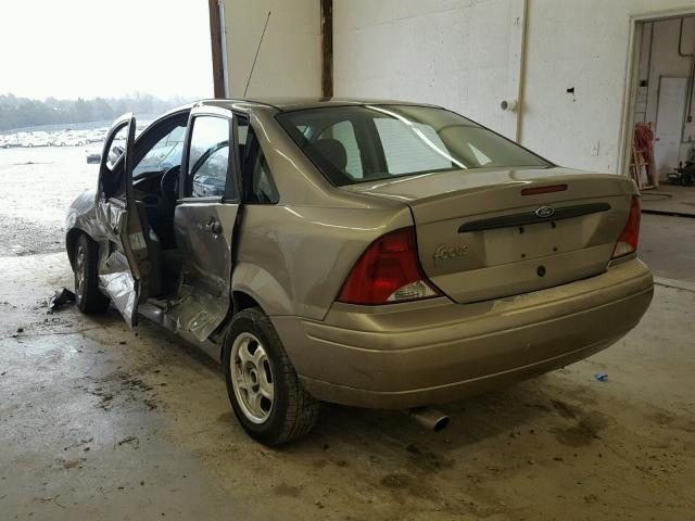 1FAFP33P53W251913 - 2003 FORD FOCUS LX BEIGE photo 3