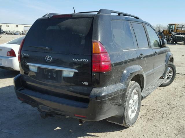 JTJBT20X470131075 - 2007 LEXUS GX 470 BLACK photo 4