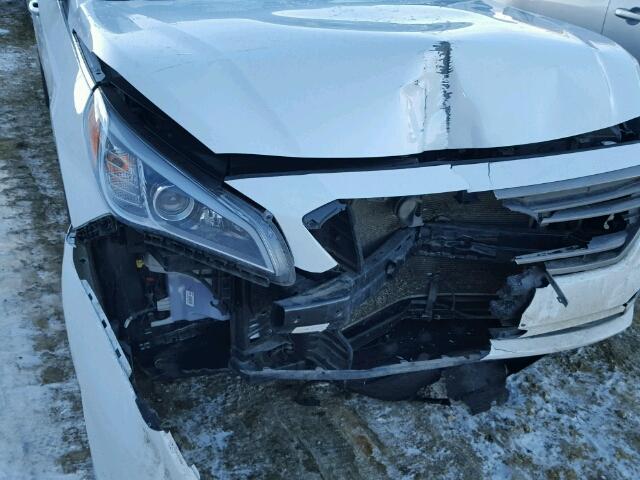 5NPE24AF6HH445187 - 2017 HYUNDAI SONATA SE WHITE photo 9