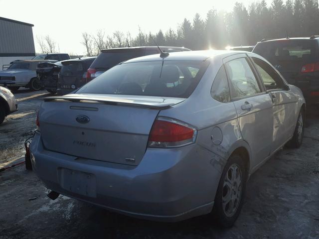 1FAHP36N49W165858 - 2009 FORD FOCUS SES SILVER photo 4