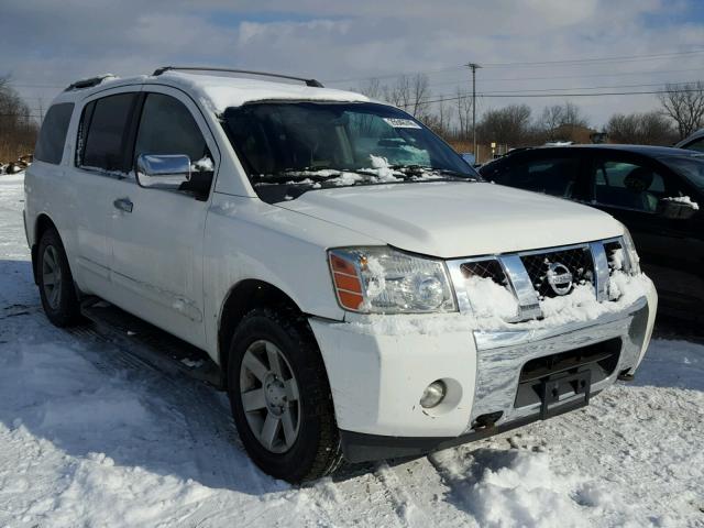 5N1AA08B14N721259 - 2004 NISSAN ARMADA SE WHITE photo 1