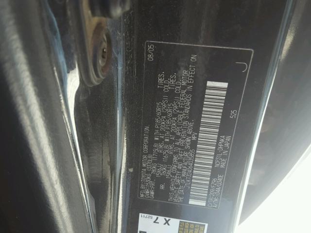 JTLKT324064035855 - 2006 TOYOTA SCION XB 黑色 照片 10