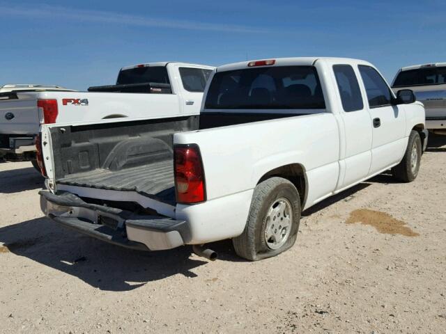 1GCEC19VX6Z224401 - 2006 CHEVROLET SILVERADO WHITE photo 4