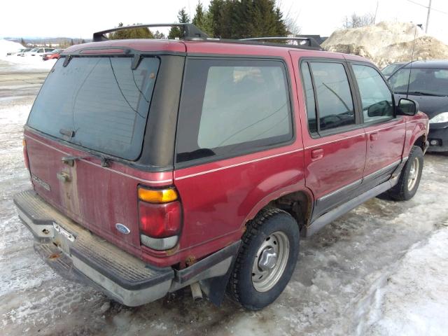 1FMDU34X5SZA79092 - 1995 FORD EXPLORER RED photo 4