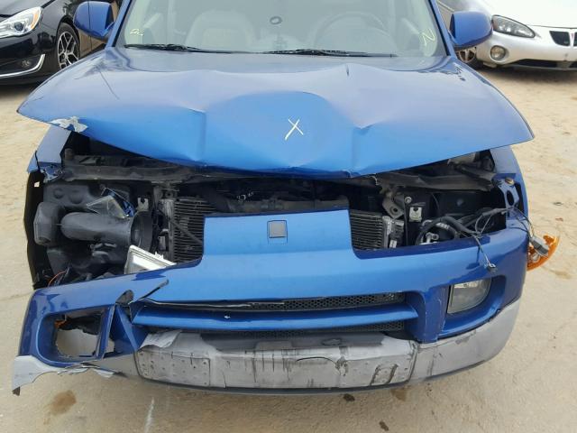 5GZCZ63405S838625 - 2005 SATURN VUE BLUE photo 7