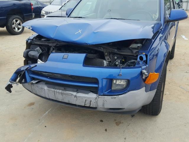 5GZCZ63405S838625 - 2005 SATURN VUE BLUE photo 9