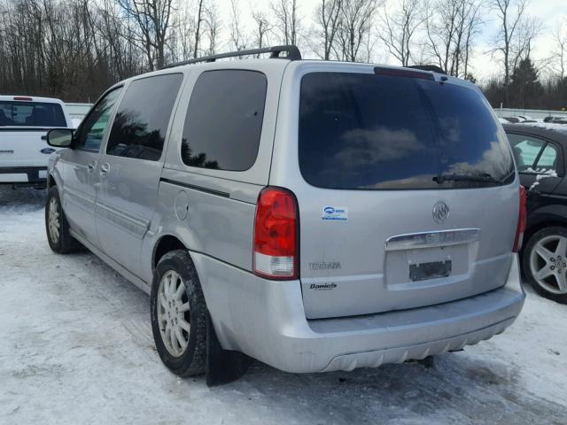 5GADV23L76D132857 - 2006 BUICK TERRAZA CX SILVER photo 3