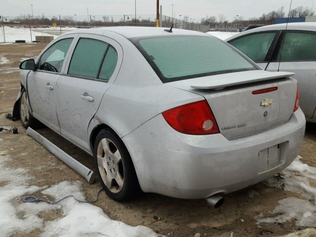 1G1AM58B987119513 - 2008 CHEVROLET COBALT SPO SILVER photo 3