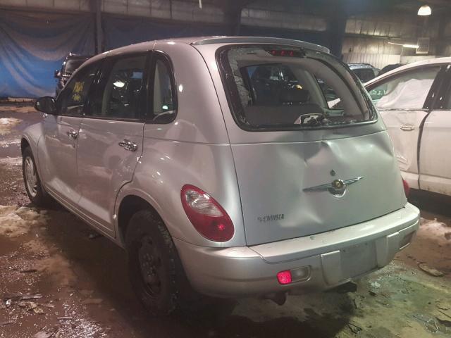 3A4FY48B57T601654 - 2007 CHRYSLER PT CRUISER SILVER photo 3