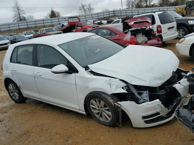 3VW217AU7HM060055 - 2017 VOLKSWAGEN GOLF S WHITE photo 1