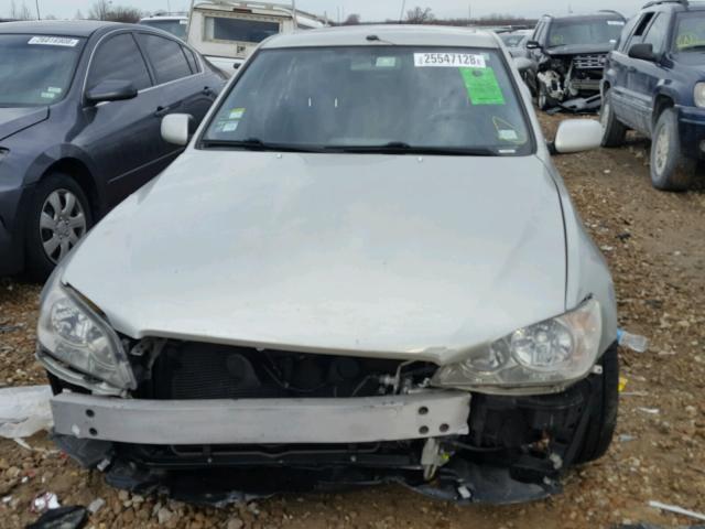 JTHBD182810029058 - 2001 LEXUS IS 300 SILVER photo 9