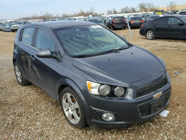 1G1JE6SH0C4161997 - 2012 CHEVROLET SONIC LTZ GRAY photo 1