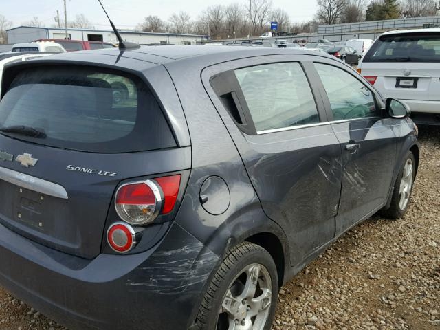 1G1JE6SH0C4161997 - 2012 CHEVROLET SONIC LTZ GRAY photo 9