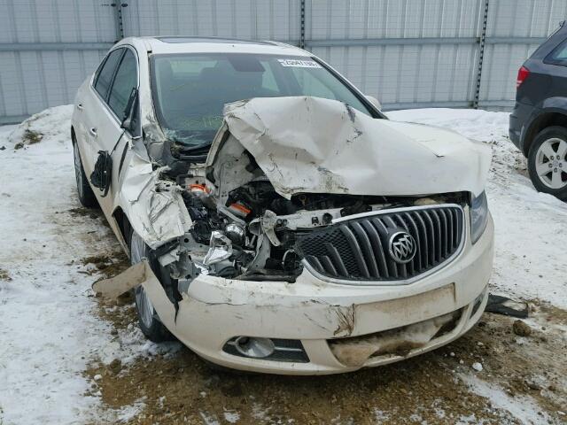 1G4PT5SV5D4173972 - 2013 BUICK VERANO PRE WHITE photo 1