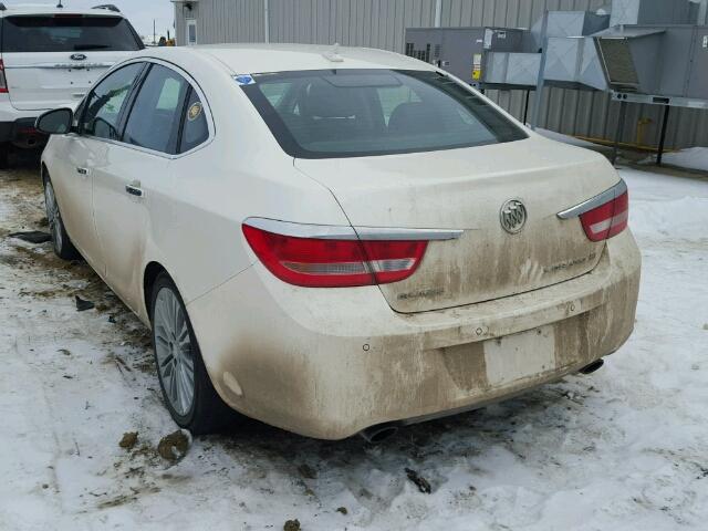 1G4PT5SV5D4173972 - 2013 BUICK VERANO PRE WHITE photo 3