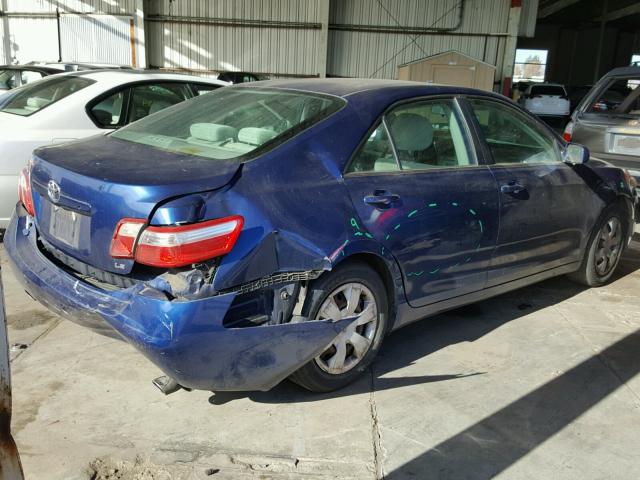 4T1BK46K77U025818 - 2007 TOYOTA CAMRY NEW BLUE photo 4