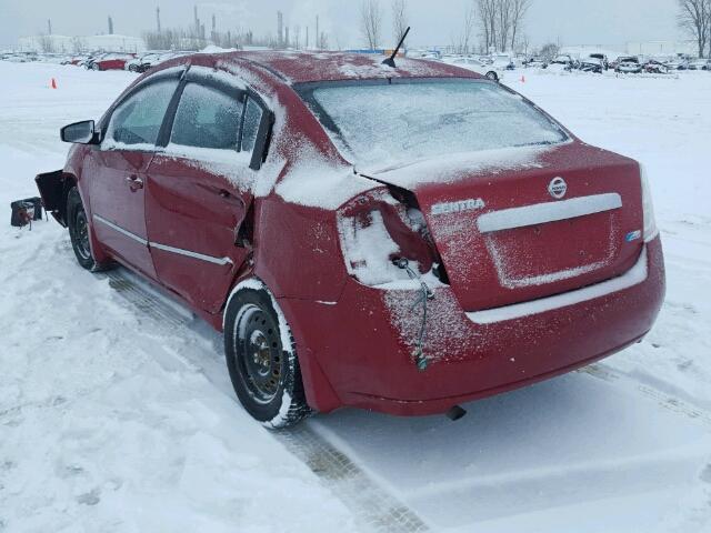 3N1AB6AP5AL625580 - 2010 NISSAN SENTRA 2.0 RED photo 3